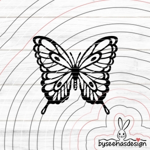 Schmetterling Plotterdatei SVG DXF